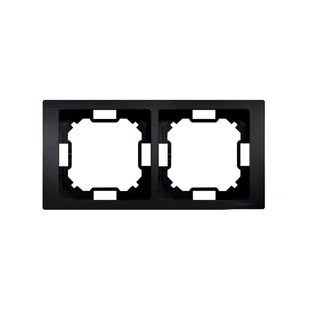 Kontakt Simon BASIC NEOS Ramka GRAFIT MAT BMRC2/28 - Klawisze i ramki - miniaturka - grafika 2