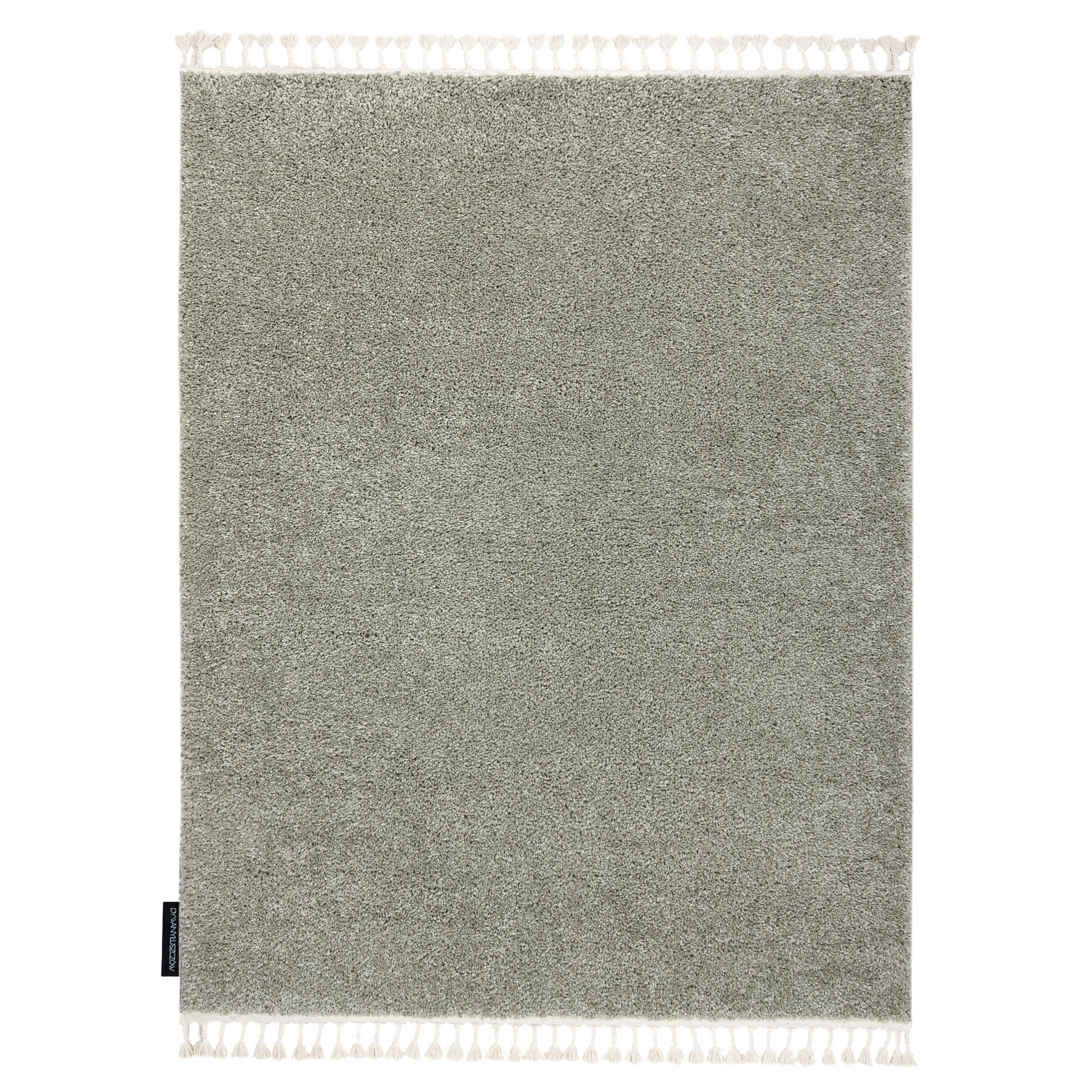 Dywan BERBER 9000 Frędzle berberyjski marokański shaggy zielony 80x150 cm