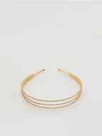 Ozdoby do włosów - Reserved - Opaska do włosów - złoty - miniaturka - grafika 1