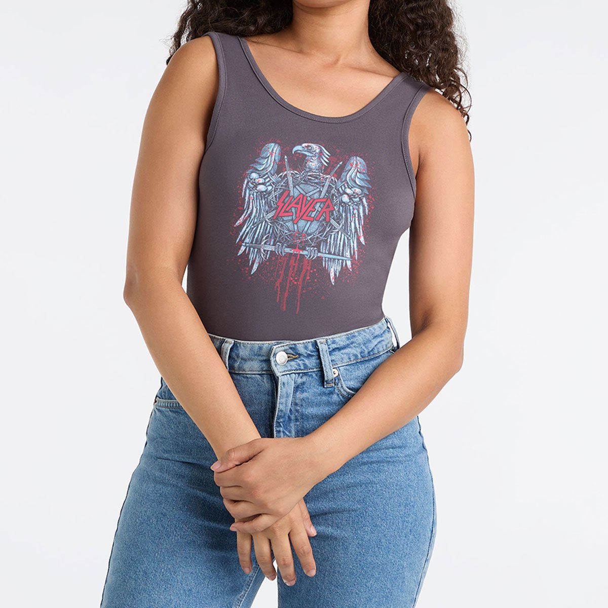 Body Amplified Slayer AMO Eagle Ladies Bodysuit-L