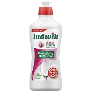 Ludwik Płyn do mycia naczyń Duet Świeżości Granat z werbeną 450 g - Płyny do naczyń - miniaturka - grafika 1