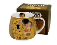 Kubki - Porcelanowy kubek baryłka Klimt The Kiss 430 ml - miniaturka - grafika 1