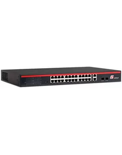 SWITCH GETFORT 24 x POE + 2GE UPLINK + 2 SFP 250W - Switche - miniaturka - grafika 1