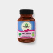 Suplementy naturalne - Organic India Šatavari 60 kapslí - miniaturka - grafika 1