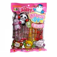 Inne słodycze - ABC Żelki owocowe Jelly Straws Animal Friends, różne smaki 400g - ABC 3237-uniw - miniaturka - grafika 1