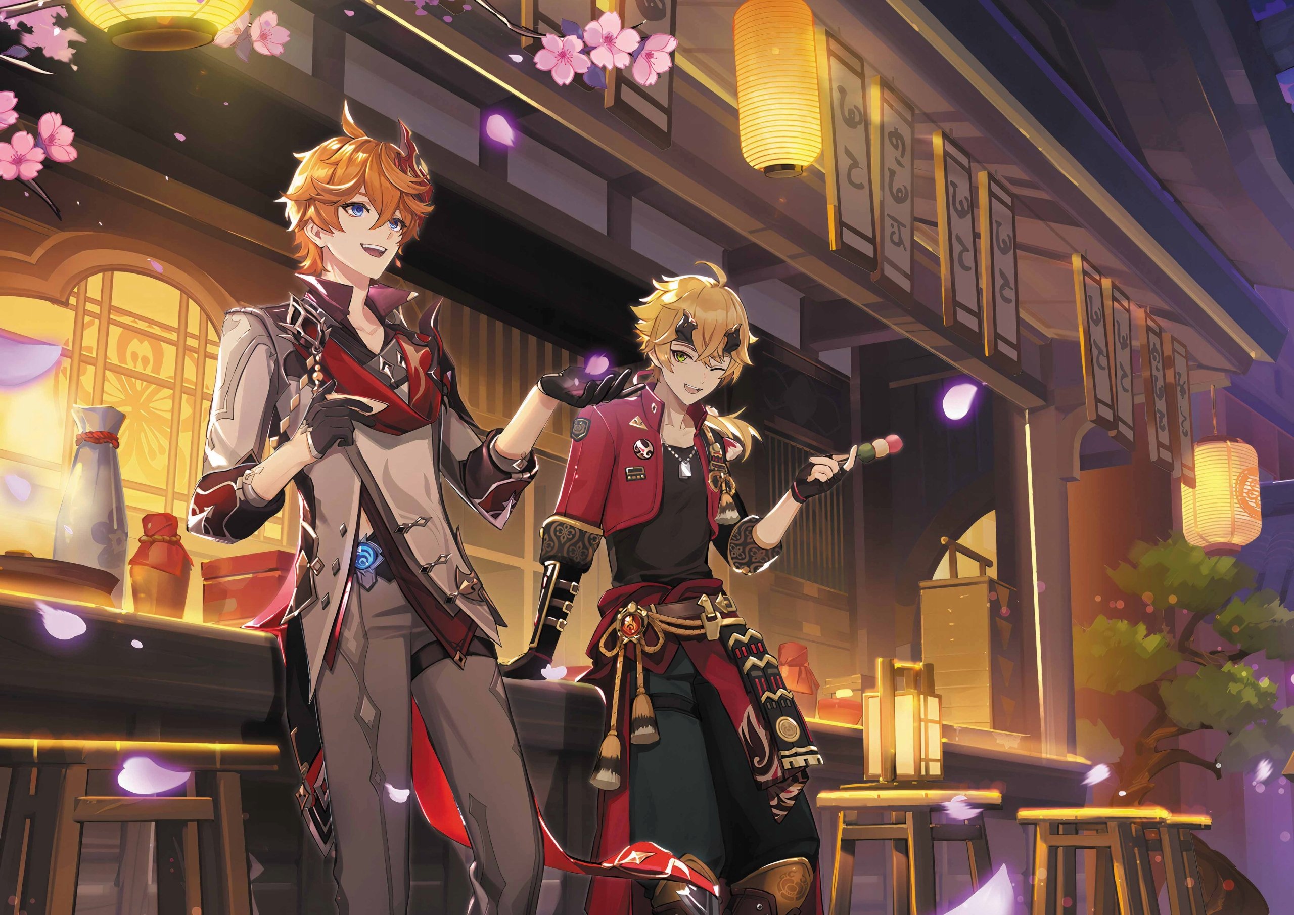 Plakat A1 Genshin Impact Childe Tartaglia Thoma