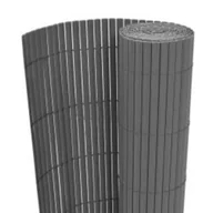 Ogrodzenia - Vidaxl shumee dwustronne 110 x 400 cm szare - miniaturka - grafika 1