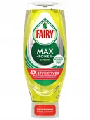 Płyny do naczyń - Płyn do mycia naczyń Fairy Max Power Zitrone cytrynowy 545 ml - miniaturka - grafika 1
