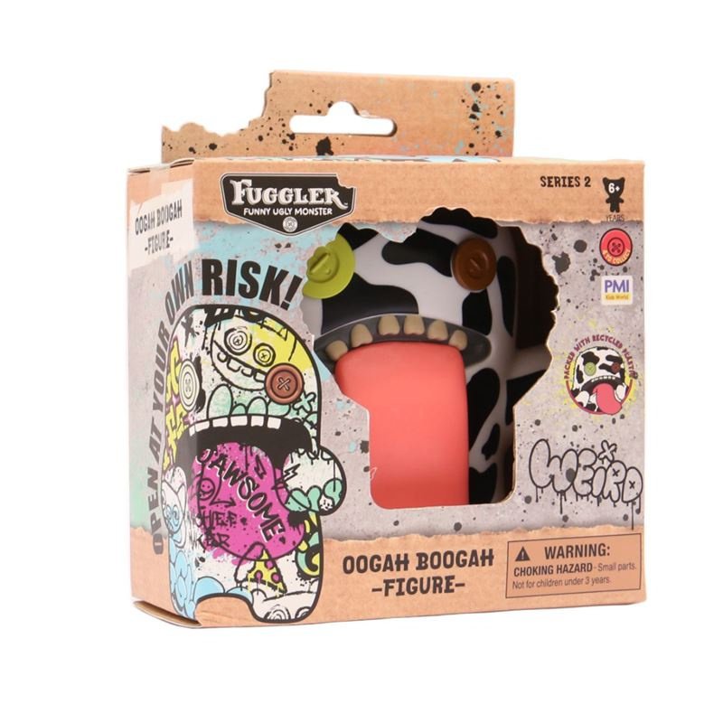 FUGGLER OOGAH BOOGAH CZARNO BIAŁA PANTERKA FIGURKA 12 CM