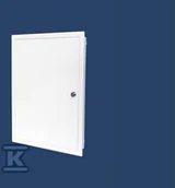 Drzwiczki i klapy rewizyjne - karwasz Drzwiczki rewizyjne 450x450mm z zamkiem 45x45/Z/ 45x45""""Z"""&q - miniaturka - grafika 1