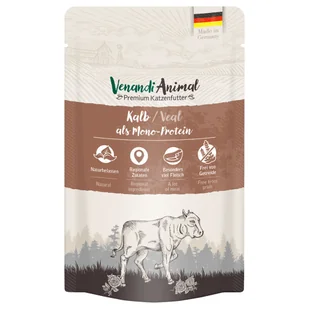 Venandi Animal Monoprotein 24 x 125 g Economy Pack - Cielę - Mokra karma dla kotów Venandi Animal Monoprotein 24 x 125 g Economy Pack - Cielę - Mokra karma dla kotów - miniaturka - grafika 1