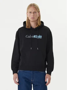 Calvin Klein Bluza LV04LD241G Czarny Regular Fit - Bluzy męskie - miniaturka - grafika 1