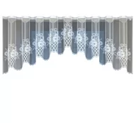 Firany - Haft Haft Zazdrostka żakardowa biała 90 cm x 300 cm - miniaturka - grafika 1