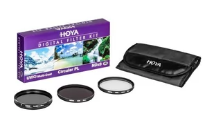 Hoya Zestaw Uv Hmc (C), Pl-Cir ,Ndx8 62 Mm - Akcesoria fotograficzne - miniaturka - grafika 1