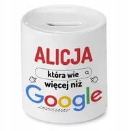 Skarbonki - Skarbonka 330 ml Dla Poli Córki Dziecka Prezent z Nadrukiem ze Zdjęciem + Opakowanie na prezent (wzór 04) - miniaturka - grafika 1