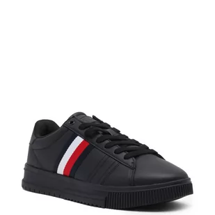 Tommy Hilfiger Skórzane trampki SUPERCUP - Trampki męskie - miniaturka - grafika 1
