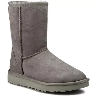 Buty UGG - W Classic Short II 1016223 W/Grey - Baleriny - miniaturka - grafika 1