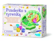 Zabawki interaktywne dla dzieci - 4M PUZDERKO Z SYRENKĄ ART & CRAFT 2740- - miniaturka - grafika 1