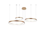 Lampy sufitowe - Lampa ledowa wisząca Agnes AZ5026 120W zmienna barwa złota - miniaturka - grafika 1