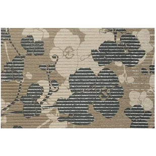 Multidecor Multidecor Mata Premium brązowe kwiaty 45 x 65 cm - Maty antypoślizgowe - miniaturka - grafika 1