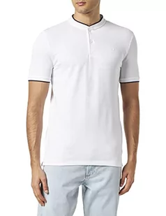 TOM TAILOR Denim Męska koszulka polo 1035846, 20000-biała, XS, 20000 – biały, XS - Koszulki męskie - miniaturka - grafika 1