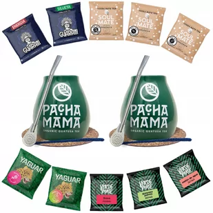 ZESTAW dla Dwojga Yerba Mate Tykwa Bombilla 10x50g - Yerba Mate - miniaturka - grafika 1