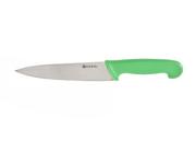 Noże kuchenne - Nóż kuchenny Hendi zielony 33cm - miniaturka - grafika 1