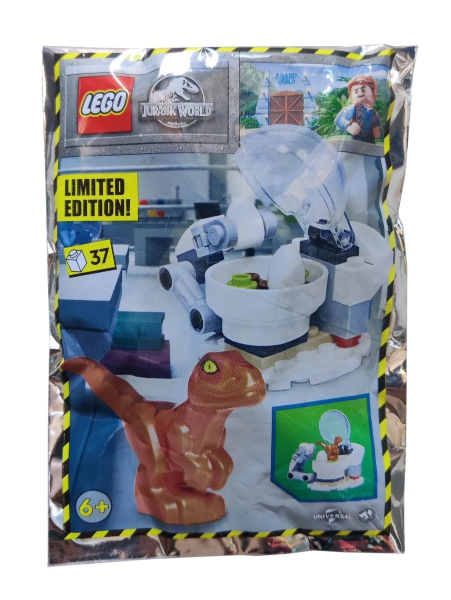 Lego Jurassic World Zestaw - Raptor With Hatchery 122219 Polybag Klocki