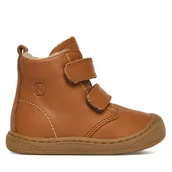 Buty dla chłopców - Trzewiki Naturino Bubble Wide Vl 2502448-01-0D06 Brązowy - miniaturka - grafika 1