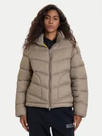 Kurtki damskie - Napapijri Kurtka zimowa A-Ega NP0A88XD Szary Regular Fit - miniaturka - grafika 1