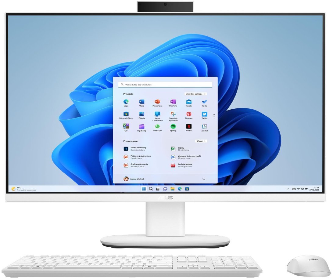 Asus V600 AIO AMD Ryzen AI 5 330, 16 GB, 512 GB SSD Windows 11 Home VM640KA-WPC046W