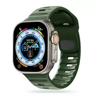 Akcesoria do smartwatchy - Pasek Icon Line do Apple Watch 4 / 5 / 6 / 7 / 8 / SE (38 / 40 / 41 mm) Army Green - miniaturka - grafika 1
