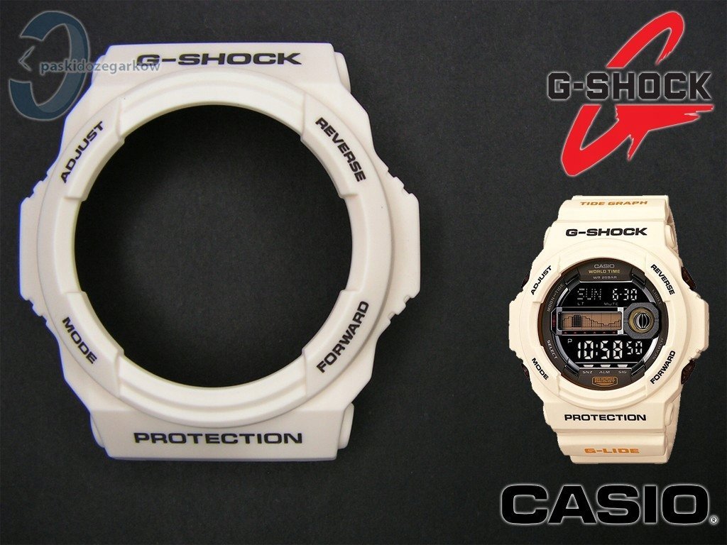 Bezel Casio GLX-150-7 GLX-150-7 GA-150 biały