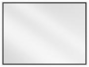 Lustra - Mexen Loft lustro łazienkowe prostokątne 80 x 60 cm, rama czarna - 9852-080-060-000-70 - miniaturka - grafika 1