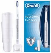 Szczoteczki elektryczne - ORAL-B Pulsonic Slim 1200 Srebrny - miniaturka - grafika 1