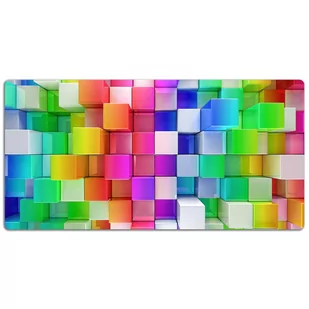 Mata ochronna na blat Abstrakcja kolorowa 120x60 cm, Dywanomat - Podkładki na biurko - miniaturka - grafika 1