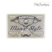 Wyposażenie studia tatuażu - Tablica ozdobna barber B005 - miniaturka - grafika 1