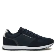 Sneakersy męskie - Sneakersy Tommy Hilfiger New Runner Eva Trainers FM0FM05454 Granatowy - miniaturka - grafika 1
