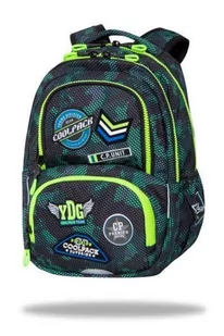CoolPack Plecak młodzieżowy Spiner Termic zielony Badges B C01151 - Plecaki szkolne i tornistry - miniaturka - grafika 1