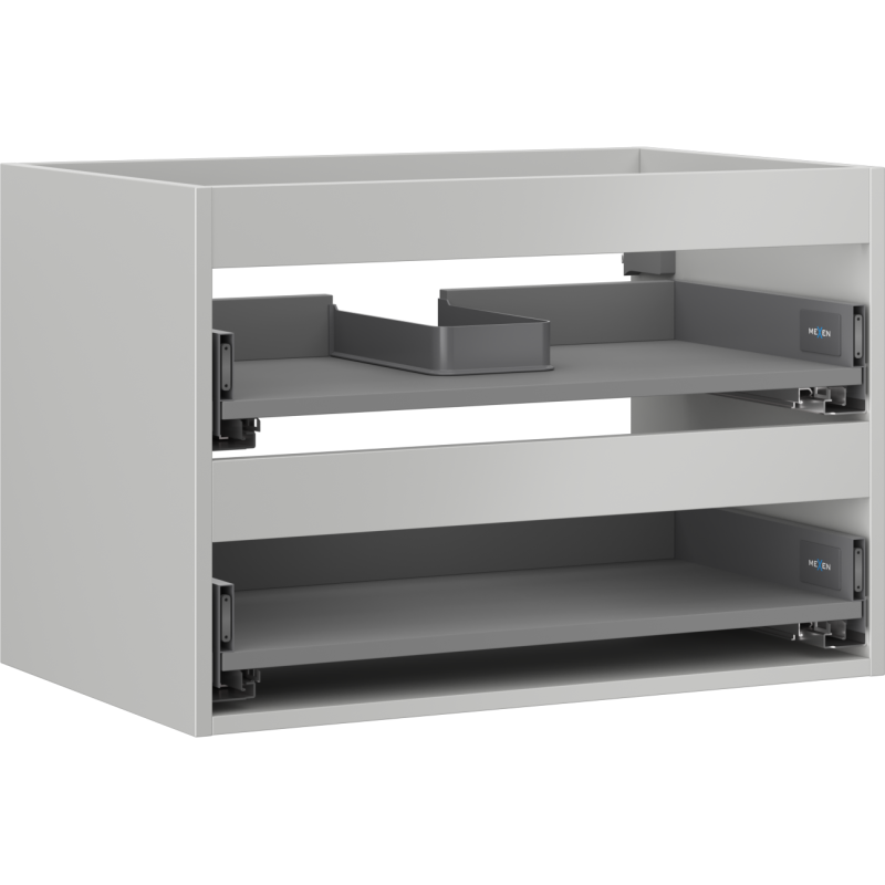 Mexen Box-A korpus szafki podumywalkowej 70 cm, 2 szuflady, szary mat - 91AX0-0700-470-2-62