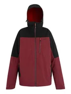 Kurtki i kamizelki sportowe męskie - Regatta Kurtka funkcyjna 3w1 "Wentwood" w kolorze czarno-bordowym - miniaturka - grafika 1