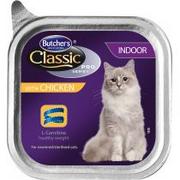 Mokra karma dla kotów - Butchers Classic Pro Series Indoor z kurczakiem tacka 100g - miniaturka - grafika 1