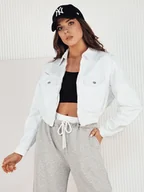 Kurtki damskie - Kurtka damska jeansowa BLIRNA biała Dstreet TY4165-XS - miniaturka - grafika 1