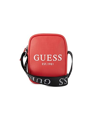 GUESS Uniseks, projektant aparatu fotograficznego, nerka, torba podróżna, crossbody, czerwony, jeden rozmiar, Czerwony, Rozmiar Uniwersalny