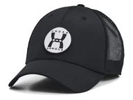 Czapki damskie - Czapka z daszkiem Under Armour Blitzing Trucker 1383441-001 Czarna Uniwersalna - miniaturka - grafika 1