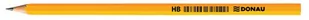 DONAU Ołówek drewniany HB, lakierowany, żółty 7383001PL-99 - Ołówki - miniaturka - grafika 1