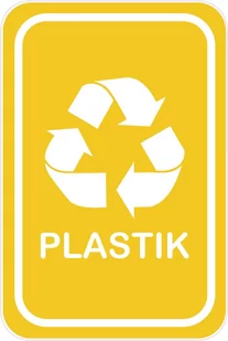 PLASTIK NAKLEJKI na kosz SEGREGACJA ŚMIECI 20x30cm - Kosze na śmieci PLASTIK NAKLEJKI na kosz SEGREGACJA ŚMIECI 20x30cm - Kosze na śmieci - miniaturka - grafika 1