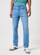 Spodnie męskie - Męskie spodnie jeansowe dopasowane Wrangler TEXAS SLIM W34 L30 - miniaturka - grafika 1
