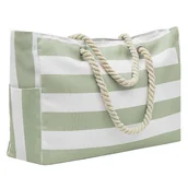 Torebki damskie - TORBA PLAŻOWA Alessio DUŻA na ZAMEK LATO PIKNIK ZAKUPY SHOPPER XXL - miniaturka - grafika 1