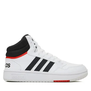 Sneakersy adidas Hoops 3.0 Mid GY5543 Biały - Sneakersy męskie - miniaturka - grafika 1